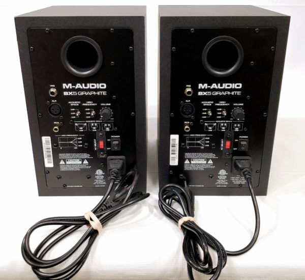 M-Audio BX5 Graphite 5″ Monitors Speakers BX monitors